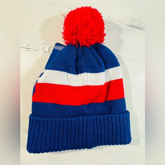 NBA LA Clippers Youth BOYS (8-20Yrs.)
BLUE/RED 100% Acrylic BEANIE Hat - Picture 2 of 5